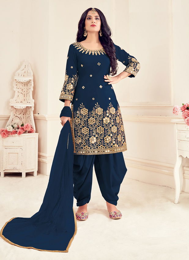 Shreematee Bebo 6 Festive Wear Soft Silk with Embroidery Salwar Kameez Collection
