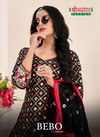Shreematee Bebo Vol 1 Latest Designer Festive Wear Collection Of Jam Cotton With Embroidery Sequence & Real Mirror Work Readymade Patiyala Suit