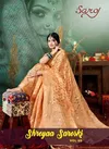 Shreya Saroski Vol 9 Swarovski Organza Sarees Wholesale Shop In Surat