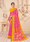 Shreyans Latest Printed Casual Wear Printed Jute Silk Saree Collection 