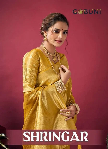Shringar By Gobuni Tissue Silk Fancy Sarees Best Wholesale Shop In Surat