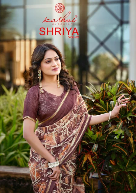 Shriya Vol 2 By Kashvi Dull Moss Viscose Daily Wear Saree Wholesale Market In Surat
