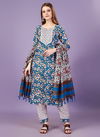 Shubh 25 Flower Printed Kurti With Bottom Dupatta Wholesale Clothing Suppliers In India
