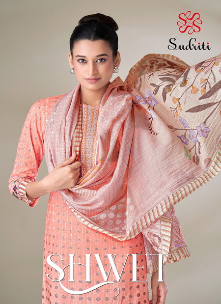 Shwet By Sudriti Lawn Cotton Printed Designer Salwar Suits Wholesale Online