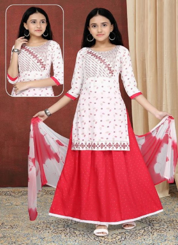 Shweta 8145 Kids Kurti Girls Wear Catalog