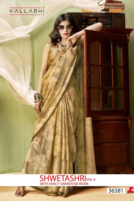 Shwetashri Vol 6 By Vallabhi Brasso Daily Wear Saree Wholesalers In Surat
