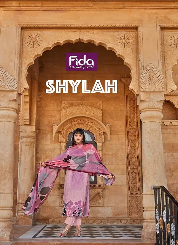 Shylah By Fida Digital Printed Blended Voile Cotton Dress Material Wholesale Clothing Suppliers In India