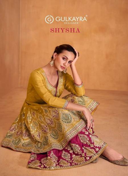 Shysha By Gulkayra Chinon Wedding Wear Readymade Suits Wholesale Price In Surat Catalog