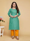 Signature 2 Regular Wear Cotton Fancy Designer Kurti Collection