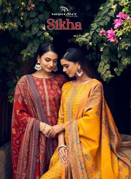 SIkha By Nishant Designer Modal Silk Dress Material Exporters In India