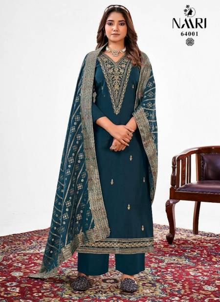 Silk By Naari Heavy Jacquard Wedding Salwar Suits Wholesale Price In Surat Catalog