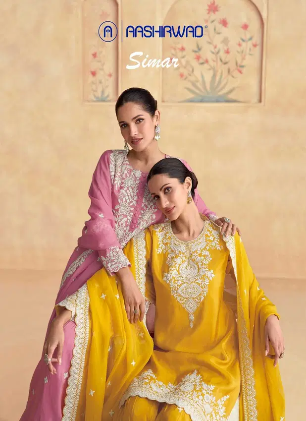 Simar By Aashirwad Readymade Suits Wholesale Manufacturer 