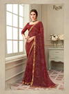 Simaya By Ruchi Printed Designer Chiffon Sarees Wholesale Market In Surat