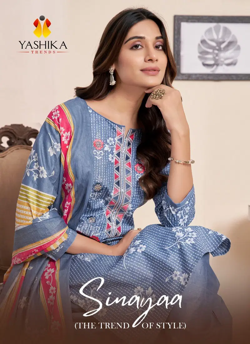 Simayaa By Yashika Printed Cotton Dress Material Wholesale Price In SUrat
 Catalog