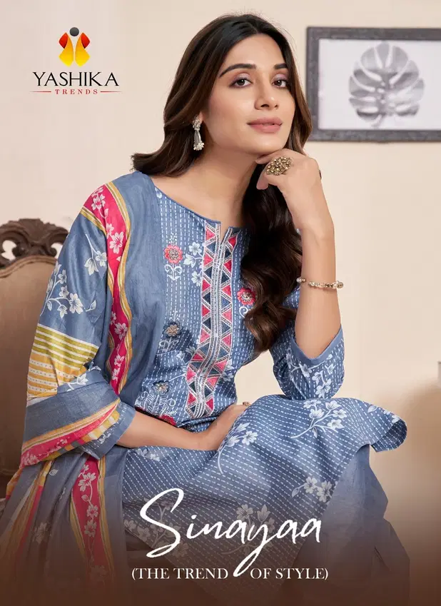 Simayaa By Yashika Printed Cotton Dress Material Wholesale Price In SUrat
