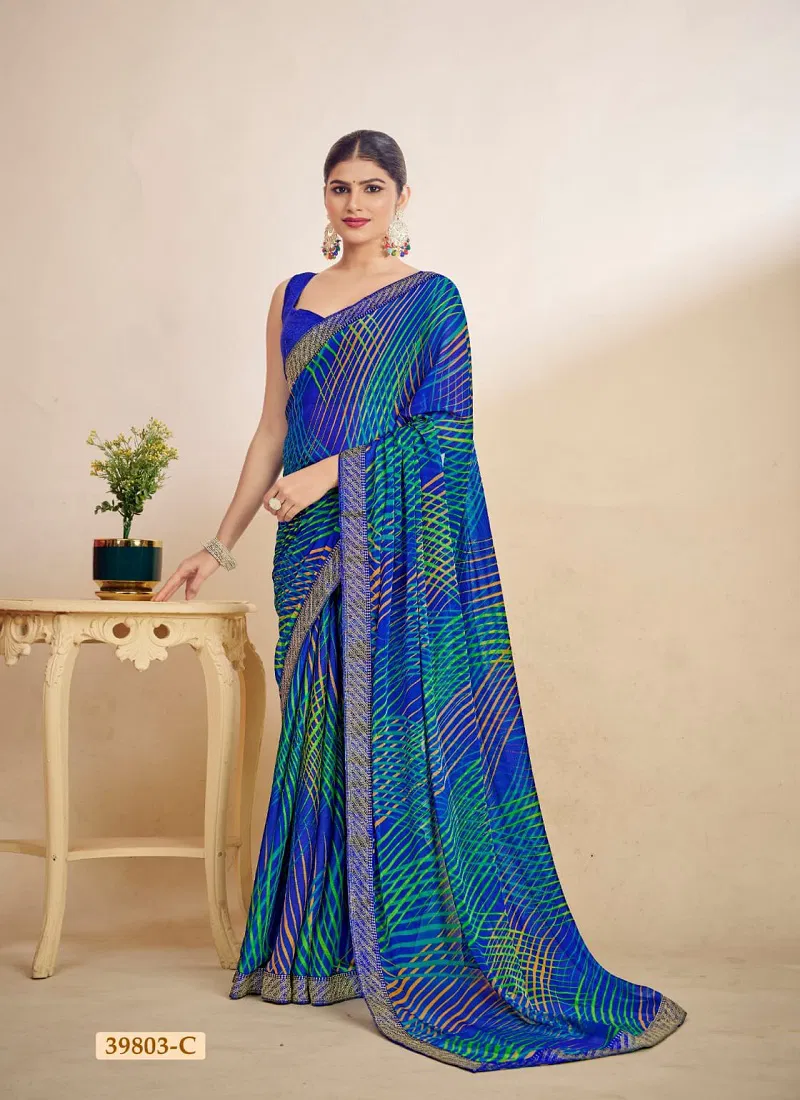 Simayaa Vol 29 By Ruchi Chiffon Daily Wear Saree Exporters In India