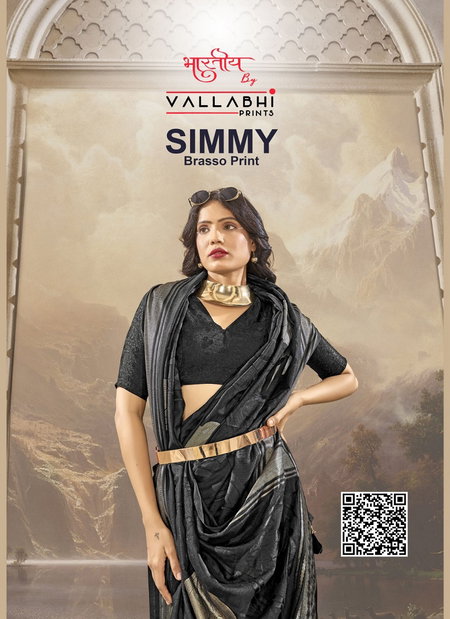 Simmy By Vallabhi Brasso Designer Party Wear Sarees Wholesale Shop In Surat