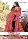 Simona Vol 4 By Vallabhi Chiffon Printed Saree Wholesale Shop In Surat