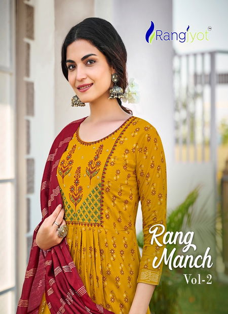 Siya By Rangjyot Jeavy Rayon Kurti With Bottom Dupatta Catalog Catalog