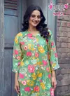Siya Vol 1 By Mystic 9 Roman Silk Co Ord Set Kurti With Bottom Exporters In India