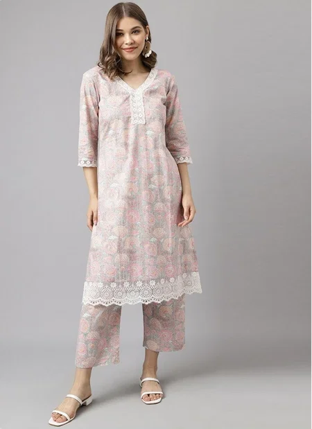 Size Set 101 Casual Cotton Printed Kurti With Bottom Wholesale Market In Surat

