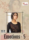 Smylee Emotions 5 New Collection Of Designer Party Wear Hand Work Rayon Kurtis 