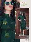 Smylee Mint Latest Designer Printed Heavy Rayon With Work Casual Kurtis Collection 