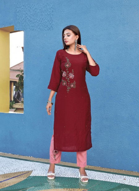 Smylee Sagaa Designer Ethnic Wear Designer Kurti With Bottom Collection Catalog