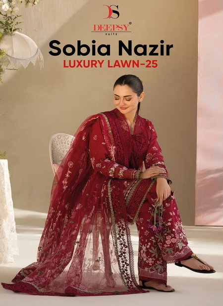 Sobia Nazir Lawn 25 By Deepsy Cotton Online Pakistani Salwar Suits Wholesale