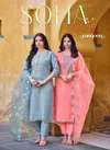 Sofia By Rangoon Embroidery Pure Cotton Kurti With Bottom Dupatta Wholesale Shop In Surat