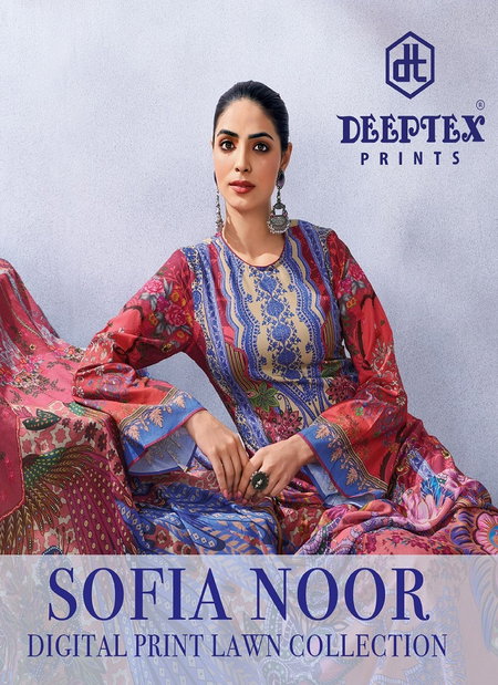 Sofiya Noor By Deeptex Lawn Cotton Printed Wholesale Dress Material In India
