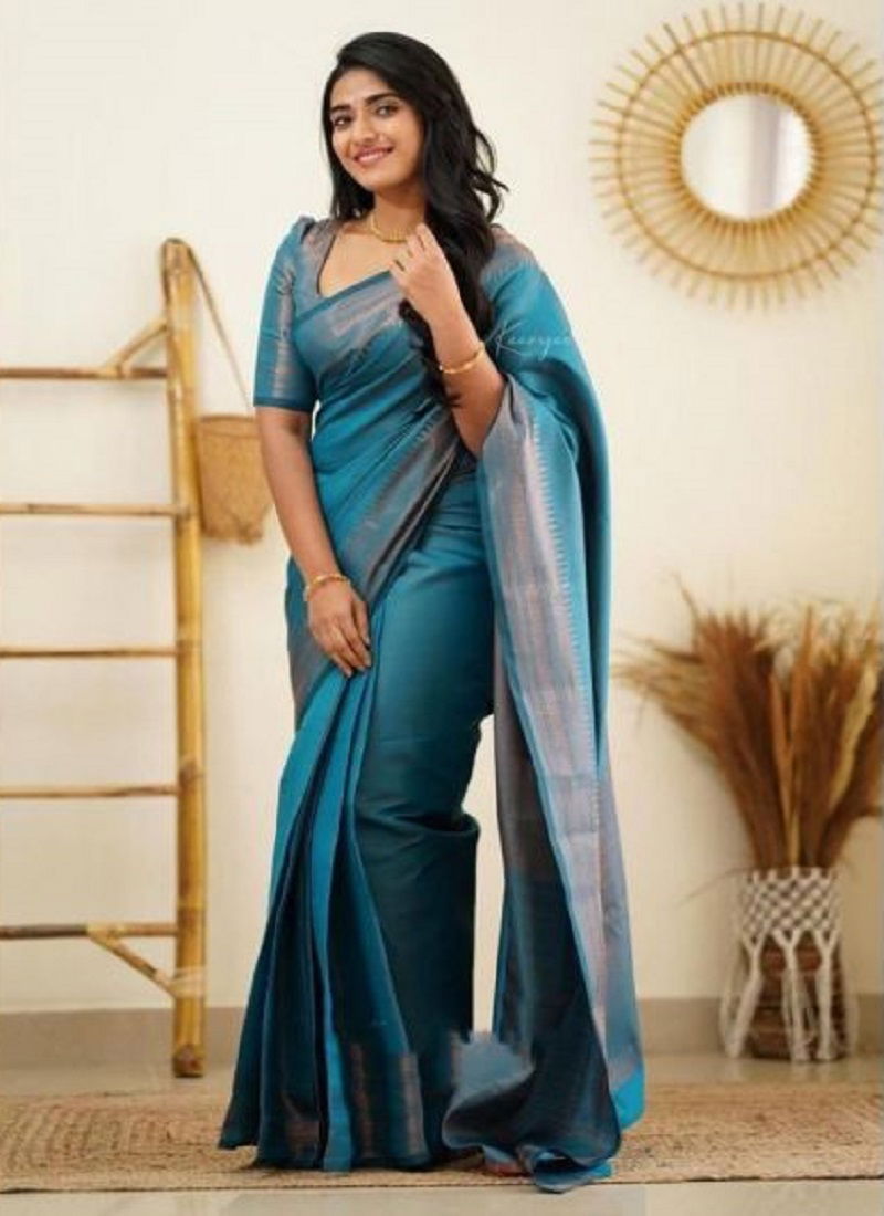 Soft Silk 4068 Soft Lichi Silk Wholesale Designer Saree Catalog