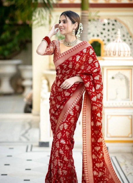 Soft Silk 5079 Soft Lichi Silk Online Wedding Wear Saree Wholesale