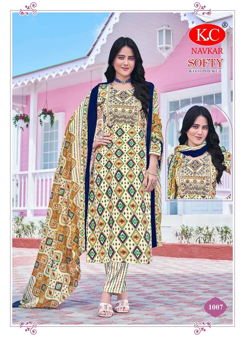 Softy 1 By Kc Cotton Printed Kurti Bottom With Dupatta Bulk Orders In India Catalog