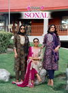 Sonal Vol 1 By Mystic 9 Roman Silk Kurti With Bottom Dupatta Wholesale Online