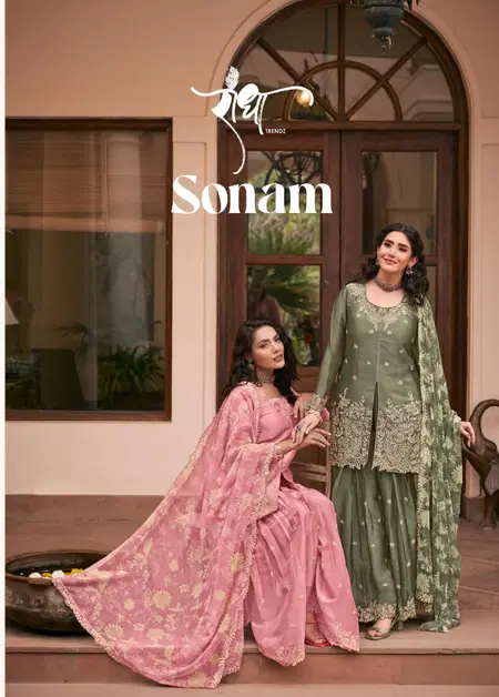 Sonam By Radha Trendz Moss Silk Ladies Readymade Suits Wholesale Market In Surat