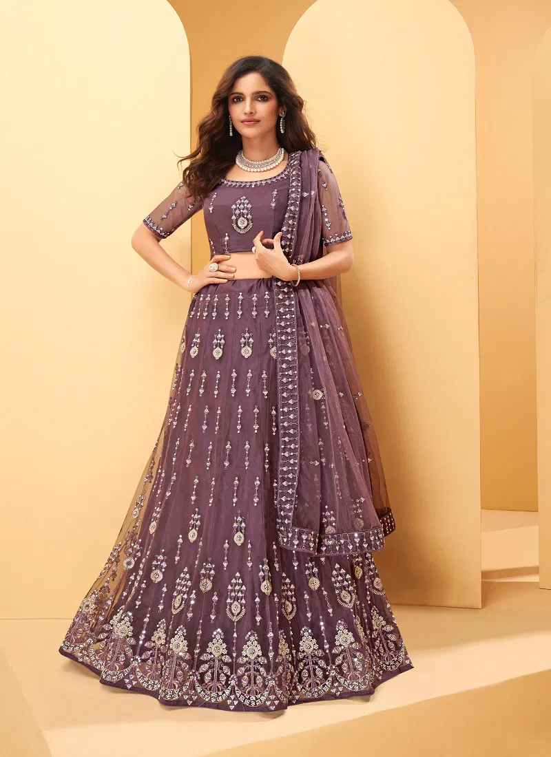 Sparkle By Alizeh Wedding Wear Net Lehenga Choli Orders In India Catalog