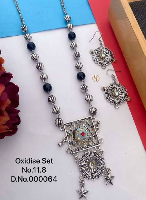 Special Navratri Oxidised Mala Set Wholesale Price In Surat
