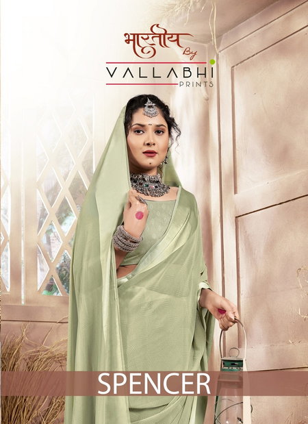 Spencer By Vallabhi Georgette Designer Printed Sarees Wholesale Price In Surat
