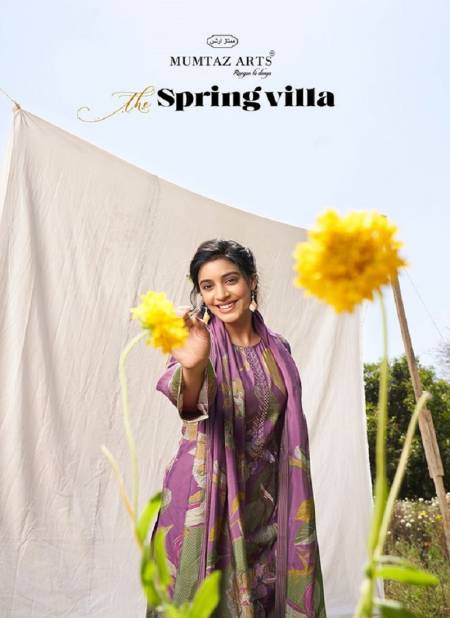 Spring Villa By Mumtaz Viscose Muslin Printed Suits Wholesale Price In Surat Catalog