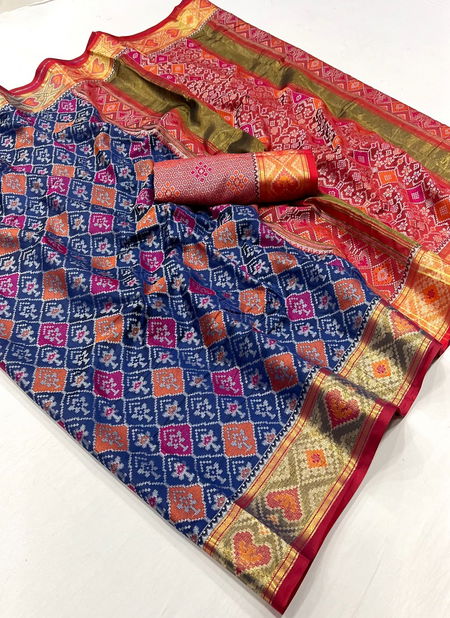 SRC Digital Printed Patola Silk Designer Sarees Suppliers In India Catalog