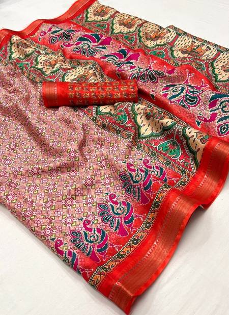 SRC Tulsi Silk Viscose Designer Printed Sarees Wholesale Shop In Surat
