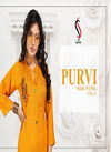 Ss Purvi 5 Latest Designer Heavy Rayon Casual Wear Embroidered Kurti Collection 