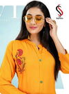 Ss Purvi Vol 3 Latest Designer Daily Wear Rayon Kurtis Collection 