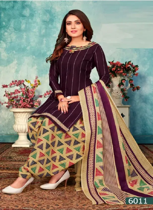 Sss Aarohi 6 Regular Wear Cotton Indo Printed Dress Material Collection