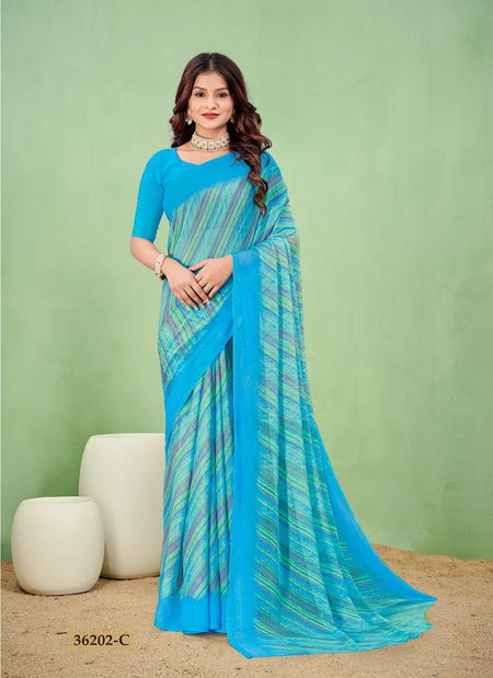 Star Chiffon Vol 170 By Ruchi Daily Wear Printed Saree Suppliers In India
