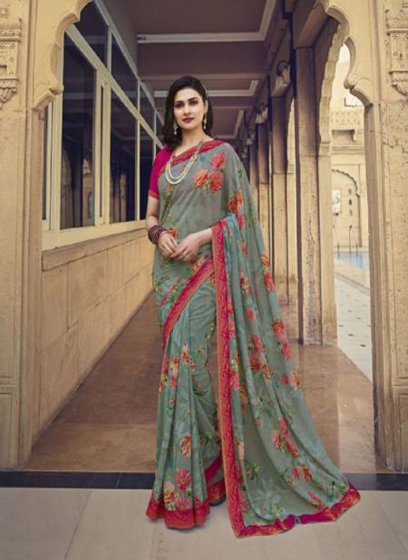 Starwalk 63 Casual Daily Wear Georgette Printed Saree Collection Catalog
