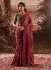 Stavan Elva Embroidery Georgette Chiffon Sarees Catalog

