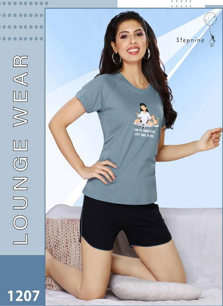 Stepnine Etc Vol 02 Heavy Hosiery Cotton Short Night Suits Wholesale Market In Surat
