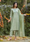 Stree Vol 32 By Hru Viscose Embroidery Kurti With Bottom Dupatta Wholesale Market In Surat
